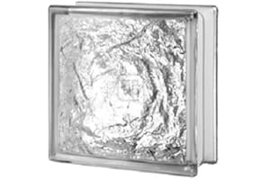 Quality Glass Block 8 x 8 x 3 Ice Glass Block