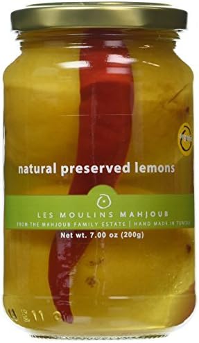 Les Moulins Mahjoub Organic Natural Preserved Lemons, 7 oz | 200g