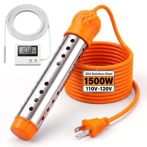 KINEMORA 1500W Digital Immersion Heater