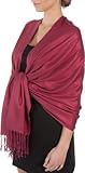 Sakkas Silky Solid Soft Pashmina Shawl Wrap Stole