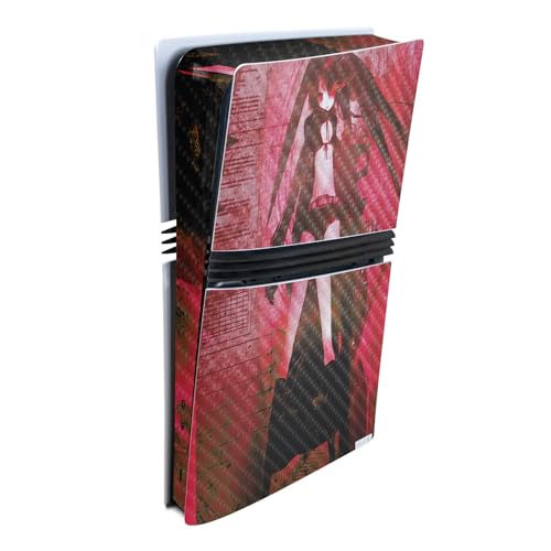 Carbon Fiber Gaming Skin Compatible with Sony PlayStation 5 PS5 Pro Console - A…