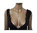 Fashion 21 Women's Sexy Simple Stone Body Chain Jewelry Bikini Bra Chain (Silver Tone)