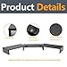 TAVR Black 3 Shelf Dual Monitor Stand Riser with Length and Angle Adjustable,Multifunctional Desktop Organizer Computer Tabletop Riser TV Stand CM1009thumb 3