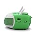 Tyler Portable Neon Green Stereo CD Player with AM/FM Radio and Aux & Headphone Jack Line-In (TAU105-NGRN)