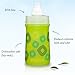 Brita 35762 13 Ounce Kids Sport Water Bottle with Filter-BPA Free-Green Squares