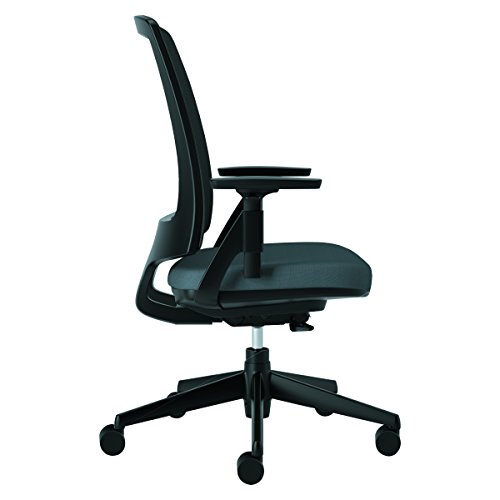 HON Lota Office Chair - Mid Back Mesh Desk Chair Conference Room Chair, Charcoal (H2281)