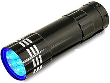 mundogadget mini lampara uv luz ultravioleta luz negra verifica billetes