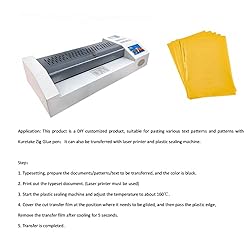 SUPERFINDINGS 60pcs 10 Color Reactive Foil Transfer