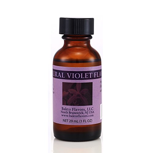 Bakto VIOLET, LAVENDER, JASMINE, ROSE 4 Flavors Pack Bottles: Natural, Kosher Collection For Baking and Cooking Food items! 1 OZ Bottles - Thumbnail 3