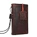 Genuine Nutural Italy Leather Case for Apple iPhone 4 Book Cover Wallet Id Holder Bag Iphone4 4s S g !