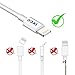 iXCC Lightning Cable 3ft, iPhone Charger, for iPhone X, 8, 8 Plus, 7, 7 Plus, 6s, 6s Plus, 6, 6 Plus, SE 5s 5c 5, iPad Air 2 Pro, iPad Mini 2 3 4, iPad 4th Gen [Apple MFi Certified](2Pack White)