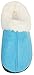 LUXEHOME Women's Cozy Fleece Plush House Slipper (8-9 US, Blue)
