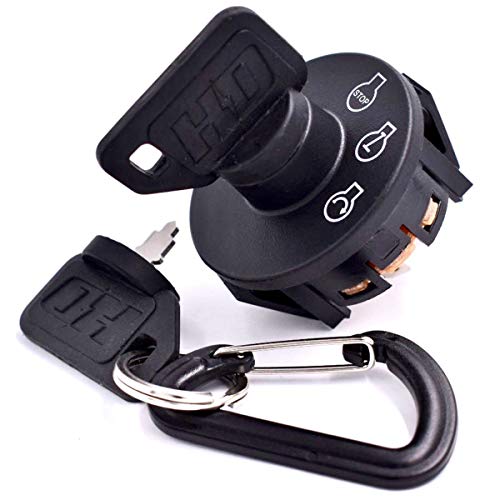 Exmark, Toro TimeCutter Ignition Switch Kit - Series SS, MX, ZS, SW - Free Umbrella Key & Carabiner - HD Switch