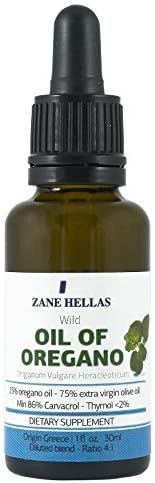 SUPER 25. OREGANO OIL . 1oz.-30ml. PRE-DILUTED BLEND. READY for USE. Pure Greek Wild Oregano Oil. 25% Oregano Oil - 75% Extra Virgin Olive Oil. Provides Carvacrol per Serving 32,25 mg by ZANE HELLAS