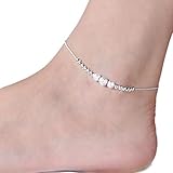 Anklet-Burning Love Frosted beads Ankle chains No fading foot chains for Female fashion jewelry Size 10.04
