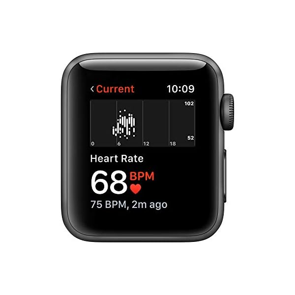 Apple Watch Series 3 (GPS, 38mm) - Space Grey Aluminum Case with Black Sport Band