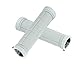 Onedayshop® 607 A Pair Antiskid Shockproof Aluminum Alloy Locking Ring Comfy Soft TPR Rubber Handlebar Cover for Bicycle Mountain Bike BMX Folding Bike and etc (white)