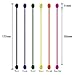 SMART&COOL 7.16'' | 12 Pack Reusable Silicone Magnetic Cable Ties for Bundling and Organizing, Holding Stuff, Book markers, fridge magnets