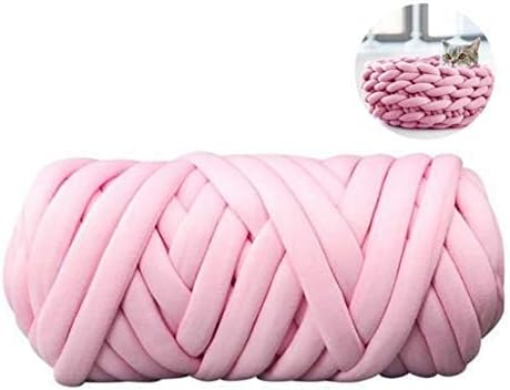 DIY Giant Wool Hand-Knitted Wool Yarn - Non-Mulesed Chunky Wool Yarn Big Chunky Yarn Massive Yarn Extreme Arm Knitting Giant Chunky Knit Blankets Throws - 510g/25m