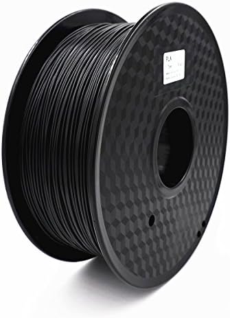 Greatssly 3D Printer Filament PLA 1.75mm 1kg Spool Dimensional Accuracy +/- 0.05 mm Black