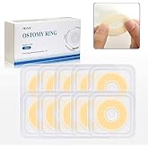 30PCS Ostomy Barrier Rings, 4mm Thickness Moldable Ostomy Rings Medical Grade Hydrocolloid Adhesive Barrier Rings Better Seal