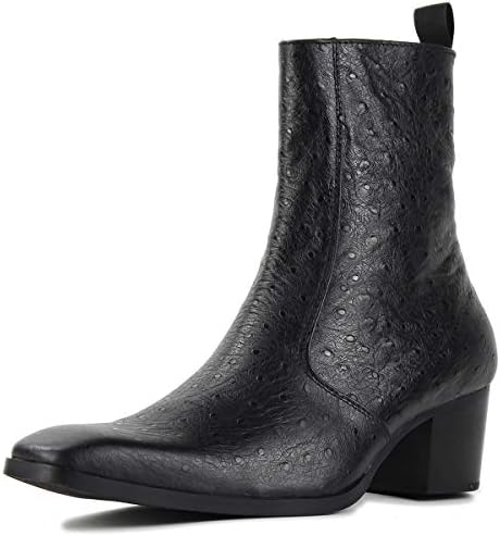 レザー ブーツ メンズ 本革 チェルシーブーツマーティンブーツサイドジッパー オートバイの靴 紳士靴