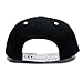 City Hunter Cf918t Plain Blank Snapback Caps (22 Colors) (Black with White Visor)