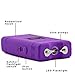 Monster Stun Gun Rechargeable Stun Gun with LED Flashlight, 18,000,000-Volt (Purple)