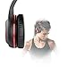 OUCOMI Kids On Ear Headphones with Microphone Red