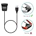 Fitbit Alta HR Charger 2 Packs, Swees 1m / 3.3ft Replacement USB Charger Cable Cord Charging Cradle Dock Adapter for Fitbit Alta HR Heart Rate, Black