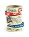Cavallini Vintage Office Decorative 5 Assorted Paper Tape, 16-Yards