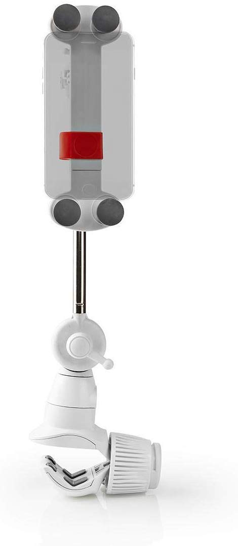 Invero Universal Full Motion 360 Degrees Foldable Multi-Position Tablet and Smartphone Mount - Ideal for all 4-12 Inch Screens - Perfect for Video Angles and Viewing