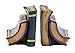 Bellaa 23354 Decorative Bookends Book Book Stopper Bookshelves Bookrack End Library Shelves Non Skid Bookshelf 6 inch