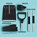 Snow Shovel Kit, multifun 3-in-1 Snow Shovel with Ice Scraper and Snow Brush, 3 Piece Collapsible Design Portable Emergency Snow Shovel Set for Car Truck Camping and Other Outdoor Activities