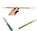 Ram-Pro Straw Brush Cleaner - Set of 4 Natural Long Brushes for Cleaning Drinking Straws, Tumblers, Sippy Cups and More (PVC Coated Handles)