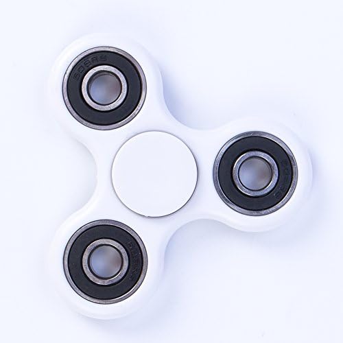 Redditline Spinner Fidget, High Speed Stainless Steel Bearing Focus The Anti-Anxiety 360 Spinner Helps Focusing , Best Stress Reducer Relieves Anxiety ,Finger Spinner For Kids &amp; Adults(White)