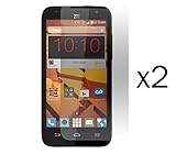 ZTE Maven Z812 (AT&T) - 2 Pack - Clear Screen Protectors + Atom LED