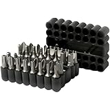 ARES 70009-33-Piece Security Bit Set with Magnetic Extension Bit Holder - Includes Tamper Resistant, SAE Hex, Metric Hex and 