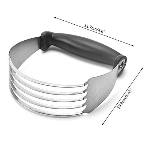 Kofun Flour Blender, Dough Blender Flour Cutter Professional Manual Pastry Mixer Heavy Duty Stainless Steel Blades Home Baking Tool