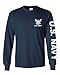 Armed Forces Depot U.S. Navy long sleeve T-shirt. Navy Blue or Sports Grey