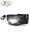 LED Headlamp and Tactical Flashlight, Ultra Bright, 3 Modes White & Red, Zoomable Light, Water Resistant, Best for Camping, Running, Hiking, Ultimate Outdoor Value Pack, Black