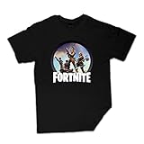 Famous Life Fortnite Heroes Round 4 Kids Black T-Shirt Fortnite Game
