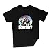 Famous Life Fortnite Heroes Round 4 Kids Black T-Shirt Fortnite Game