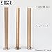 EricX Light 5 inch Cross Wooden Candle Wicks, 20 Sets, Wood Candle Wicks for Candle Making, Candle DIY