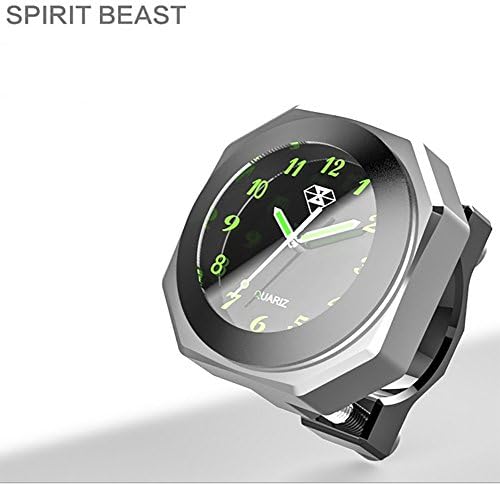 BMDHA Motorcycle Handlebar Clock Luminous Aluminum Alloy Materials Rainproof Explosion-Proof(3 Colors)