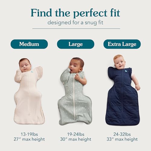 Love to Dream Swaddle UP Transition Bag, Gentle Arms-Up Transition Swaddle, 0.2 TOG