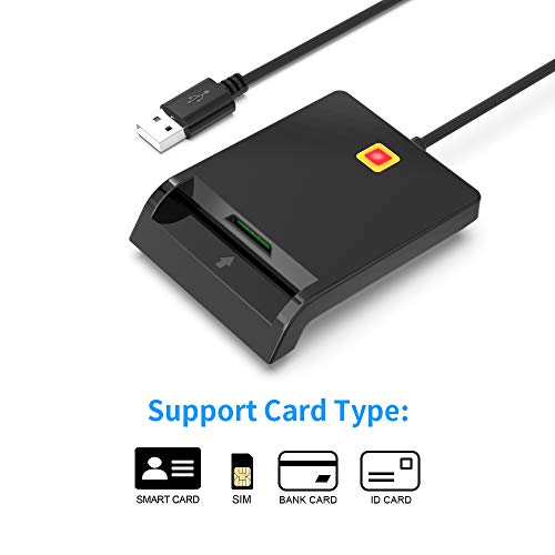 CyberPrism Lettore Di Carte USB Con NFC – 2-in-1 USB-A E USB-C, Per Carte D'identità, Sanitarie E Bancarie – Plug & Play, Compatibile Windows 11/Linux/Android
