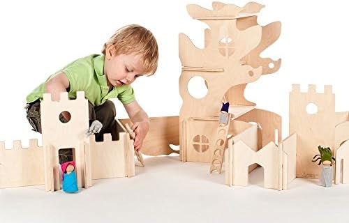 Modular Tree House and Castle Building Walls (Combo set)