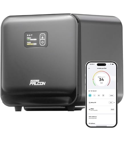 Amazon.com: Creality Falcon AP1 Mini Smart Smoke Purifier, 360