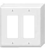 Legrand Pass & Seymour TRADEMASTER Wall Plate - 2 Gang Toggle Cover, Unbreakable Nylon, Gray